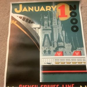 Collectible! Authentic! Disney Millennium Commemorative poster